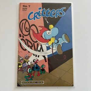 Critters No 7 Fantagraphics Books Decem 1986 Copper Age Comic Book Ty Templeton